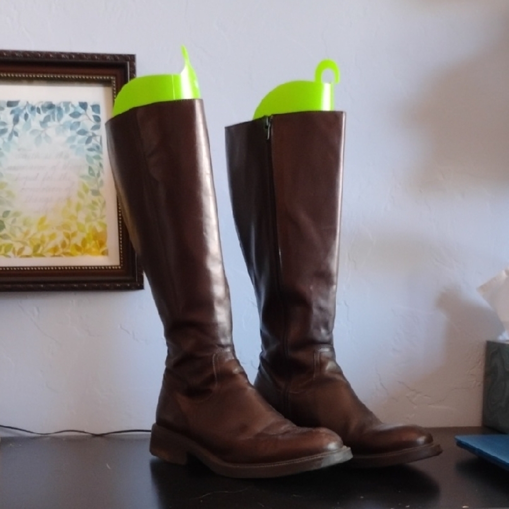 JCrew Brown Knee-High Leather Boots